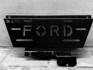 Giáp gầm ford rangger bảo vệ thước lái 2